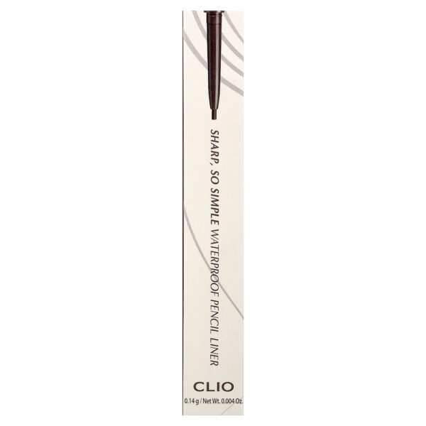 22-43.jpg Clio - Delineador à Prova D'água da Sharp So Simple 04 Marrom Escuro 0 g