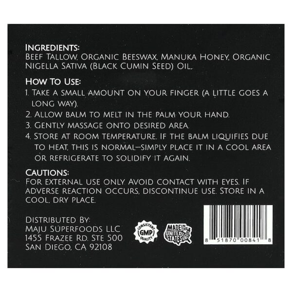 Maju Superfoods - Bálsamo de Mel de Sebo Sem Perfume 60 ml