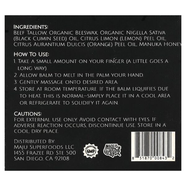 Maju Superfoods - Bálsamo de Mel de Sebo Cítricos da Manhã 60 ml