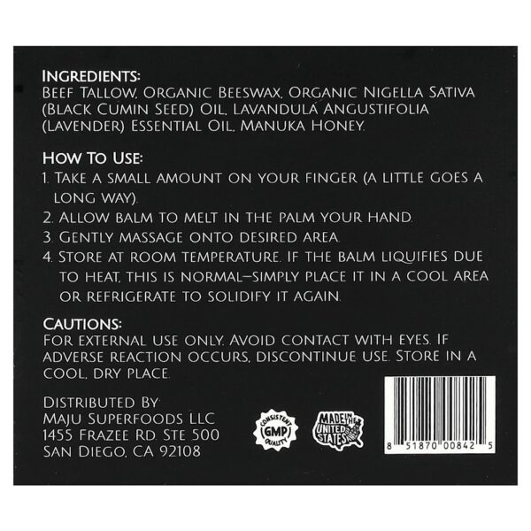Maju Superfoods - Bálsamo de Mel de Sebo Lavanda Noturna 60 ml