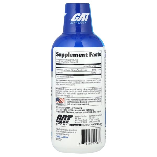 GAT - Sport L-Carnitina Framboesa Azul 473 ml (454 g)