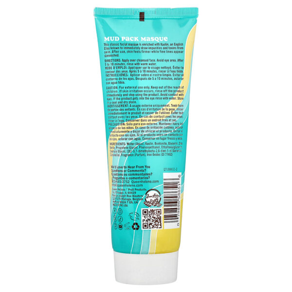 Queen Helene - Máscara Mud Pack Alívio de Toxinas 227 g