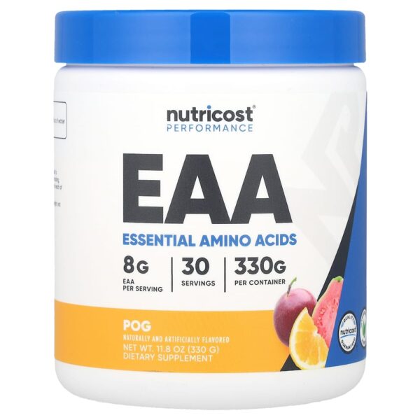24-102.jpg Nutricost - Performance EAA em Pó Maracujá Laranja e Goiaba 330 g