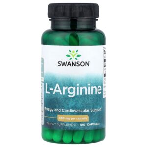 Swanson Vitamins - L-Arginina 500 mg 100 Cápsulas