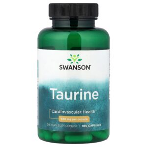Swanson Vitamins - Taurina 500 mg 100 Cápsulas