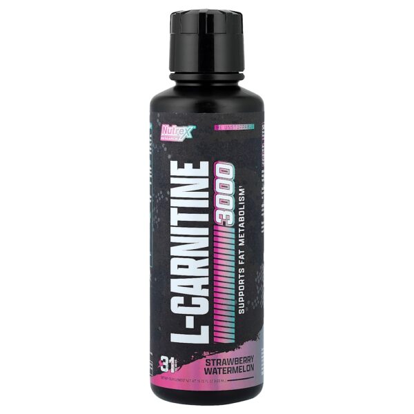 Nutrex Research - L-Carnitina 3000 Morango e Melancia 465 ml
