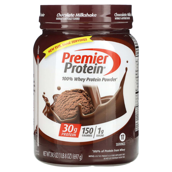 Premier Protein - 100% Whey Protein em Pó Milkshake de Chocolate 697 g