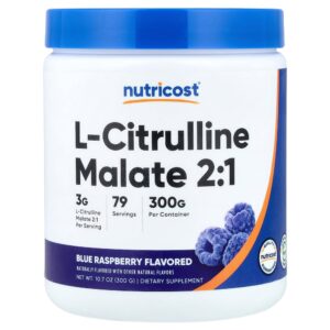 Nutricost - Malato de L-Citrulina 2:1 Framboesa Azul 300 g