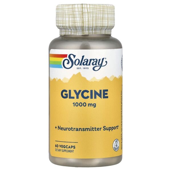 Solaray - Glicina 1.000 mg 60 VegCaps