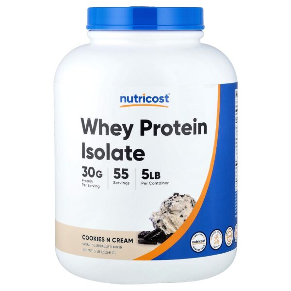 Nutricost - Whey Protein Isolado Cookies e Creme 2.268 g