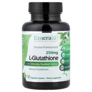 Emerald Laboratories - L-Glutationa 250 mg 30 Cápsulas Vegetais