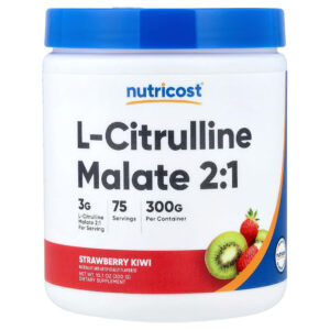 Nutricost - Malato de L-Citrulina 2:1 Morango e Kiwi 300 g