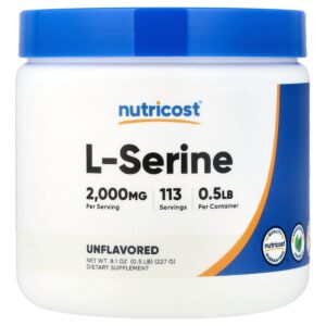 Nutricost - L-Serina em Pó Sem Sabor 227 g
