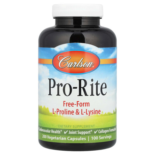 Carlson - Pro-Rite 200 Cápsulas Vegetarianas