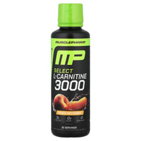 MusclePharm - Select L-Carnitine 3000 Pêssego e Nectarina 480 ml