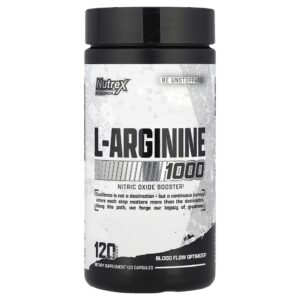 Nutrex Research - L-Arginina 1000 120 Cápsulas (500 mg por Cápsula)