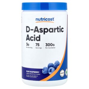 Nutricost - Ácido D-Aspártico Framboesa Azul 300 g