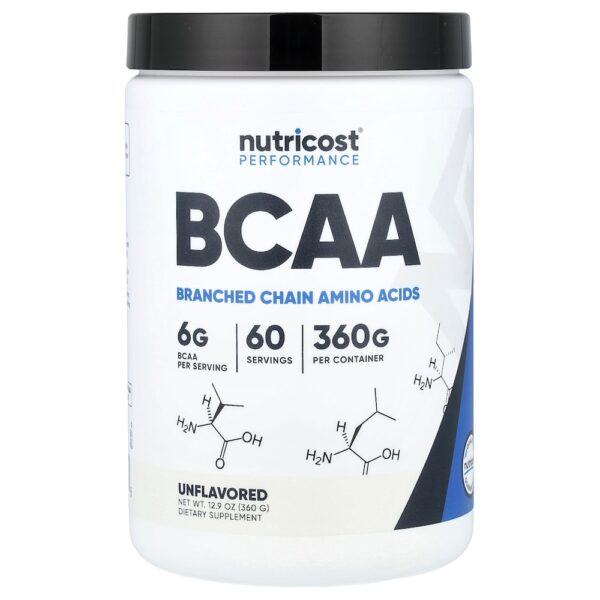 Nutricost - BCAA 6000 mg Sem Sabor 360 g