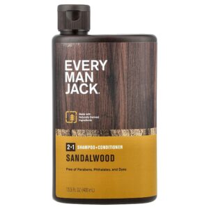 Every Man Jack - Shampoo e Condicionador 2 em 1 Sândalo 400 ml