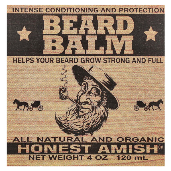 24-242.jpg Honest Amish - Bálsamo para Barba 120 ml (113 g)