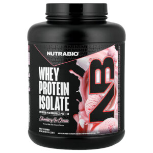 Nutrabio Labs - Whey Protein Isolado Sorvete de Morango 2.268 g