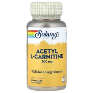 Solaray - Acetil L-Carnitina 500 mg 30 VegCaps