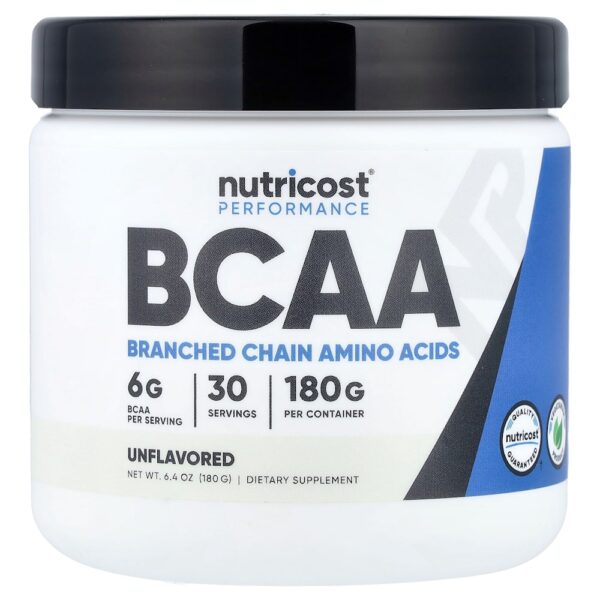 Nutricost - Performance BCAA Sem Sabor 180 g