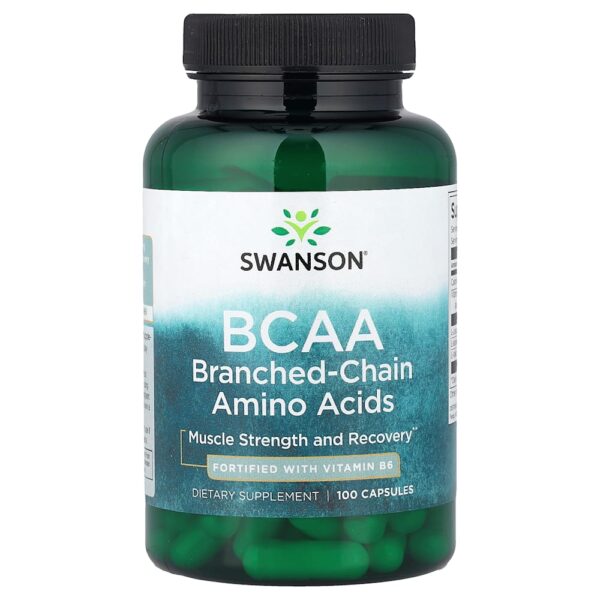 Swanson Vitamins - BCAA 100 Cápsulas
