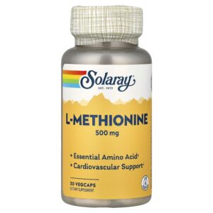 Solaray - L-Metionina 500 mg 30 Cápsulas VegCaps