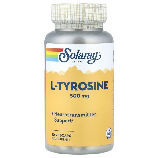Solaray - L-tirosina 500 mg 50 VegCaps
