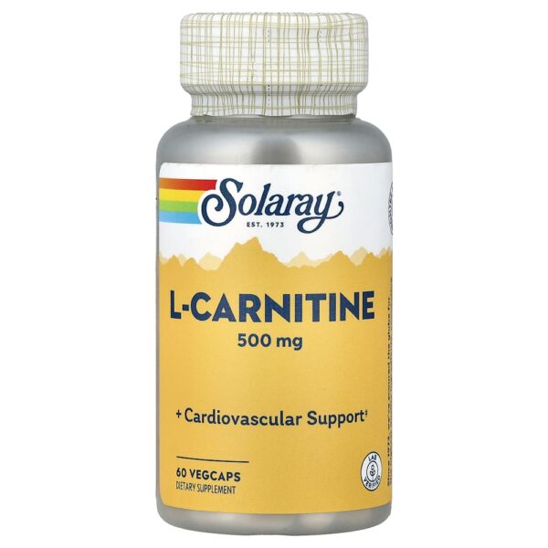 Solaray - L-Carnitina 500 mg 60 Vegcaps
