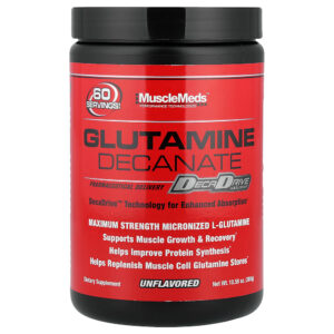 MuscleMeds - Decanato de Glutamina Sem Sabor 300 g
