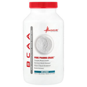 24-304.jpg Metabolic Nutrition - BCAA Sem Sabor 300 g