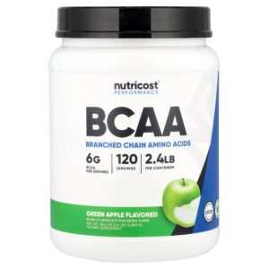 Nutricost - Desempenho BCAA Maçã Verde 1.080 g (1,09 kg)