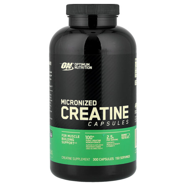 Optimum Nutrition - Creatina Micronizada 300 Cápsulas
