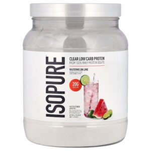 Isopure - Clear Low Carb Proteína em Pó Melancia e Limão 400 g