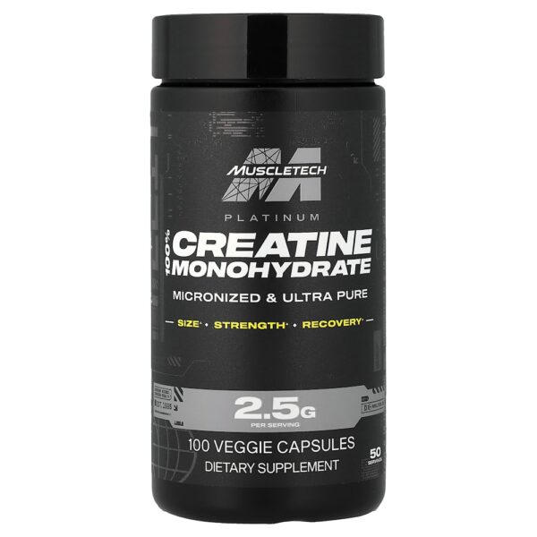 24-40.jpg MuscleTech - Platinum 100% Creatina 100 Cápsulas Vegetais (1,25 g por Cápsula)