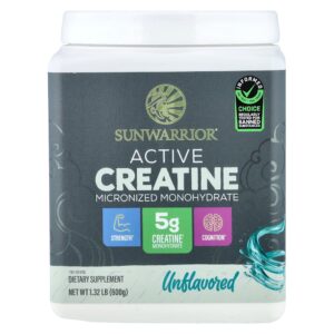 Sunwarrior - Creatina Ativa Sem Sabor 600 g