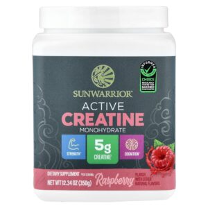 Sunwarrior - Creatina Mono-hidratada Ativa Framboesa 350 g