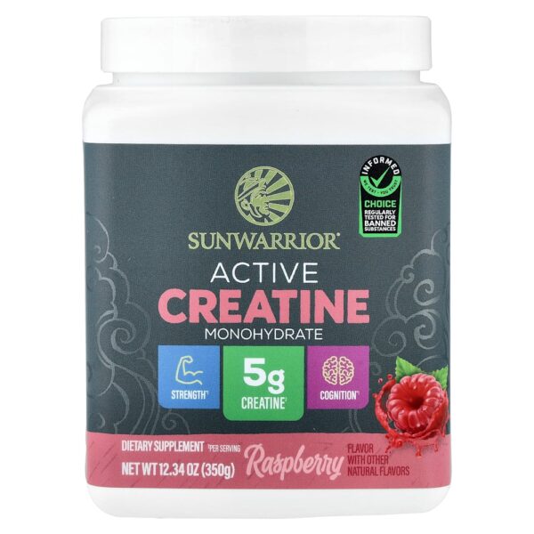 Sunwarrior - Creatina Mono-hidratada Ativa Framboesa 350 g