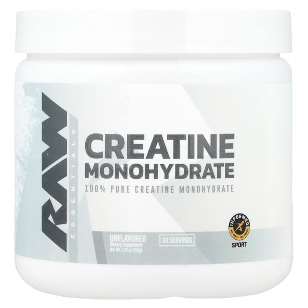 Raw Nutrition - Essentials Creatina Mono-hidratada Sem Sabor 150 g