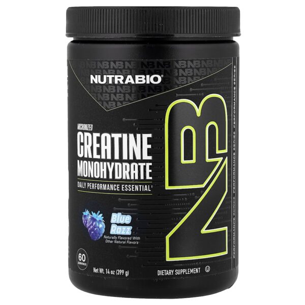 Nutrabio Labs - Creatina Mono-Hidratada Micronizada Blue Razz 399 g