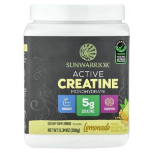 Sunwarrior - Creatina Mono-hidratada Ativa Limonada 350 g