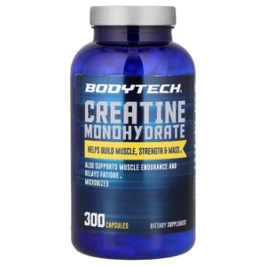 BodyTech - Creatina Mono-Hidratada 300 Cápsulas (750 mg por Cápsula)
