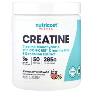 Nutricost - Mulheres Creatina Limonada de Morango 285 g