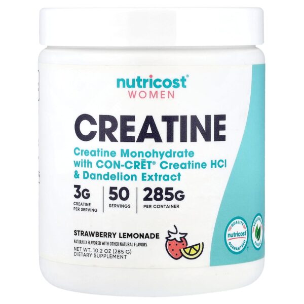 Nutricost - Mulheres Creatina Limonada de Morango 285 g