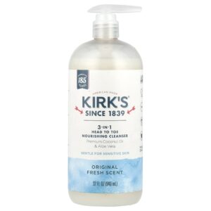 Kirk's - Solução de Limpeza Nutritiva 3 em 1 da Cabeça aos Pés Original Fresh 945 ml