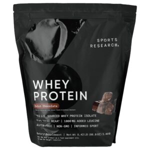 Sports Research - Whey Protein Chocolate Holandês 2,27 kg