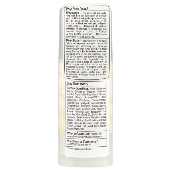 Hawaiian Tropic - Hidratação sedosa face leve loção não oleosa com protetor solar FPS 30 50 ml