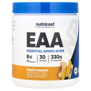 Nutricost - Performance EAA em Pó Pêssego e Manga 330 g